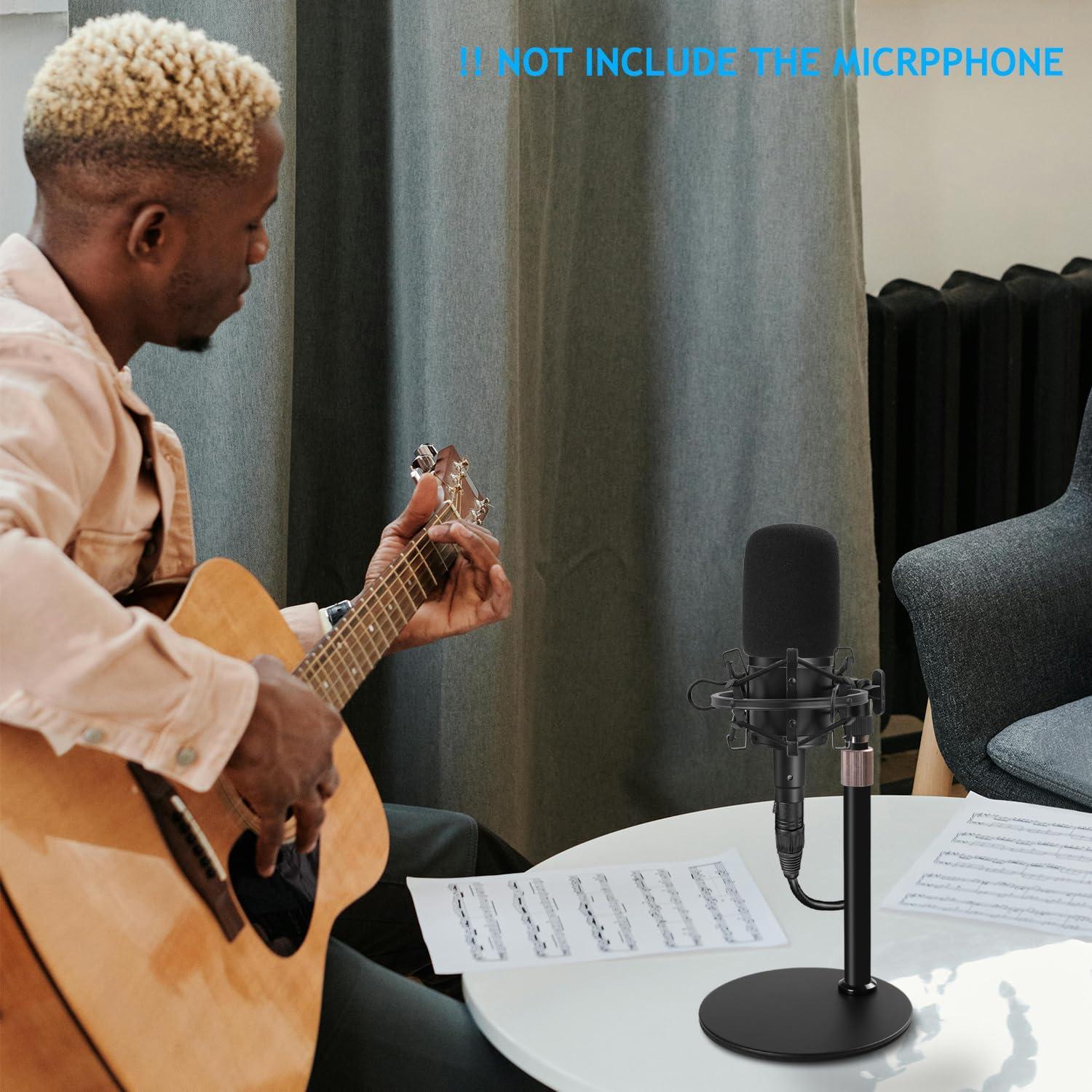 Soporte de Micrófono Audio Technica AT2020 con Montaje de Choque