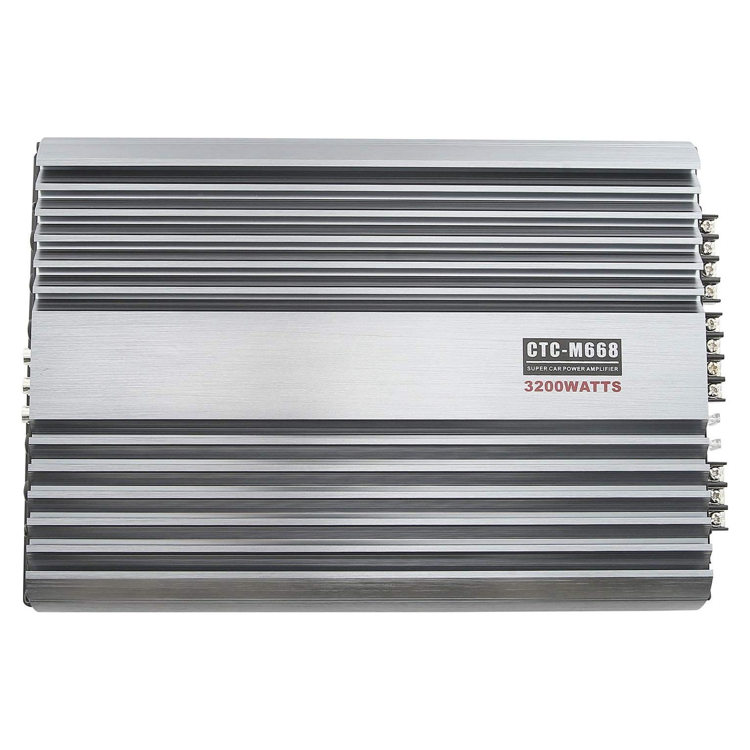 Amplificador de coche Yae 3200W 12V 4 canales para subwoofer