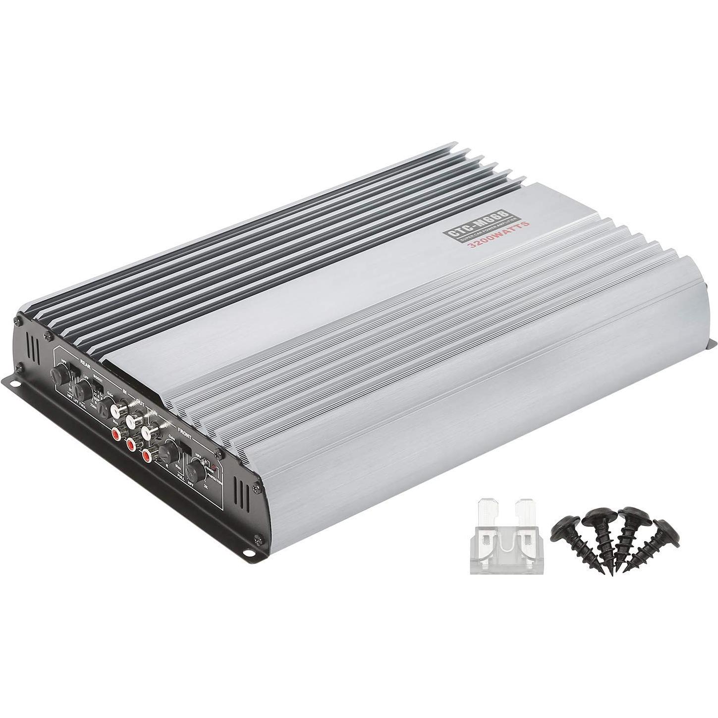 Amplificador de coche Yae 3200W 12V 4 canales para subwoofer