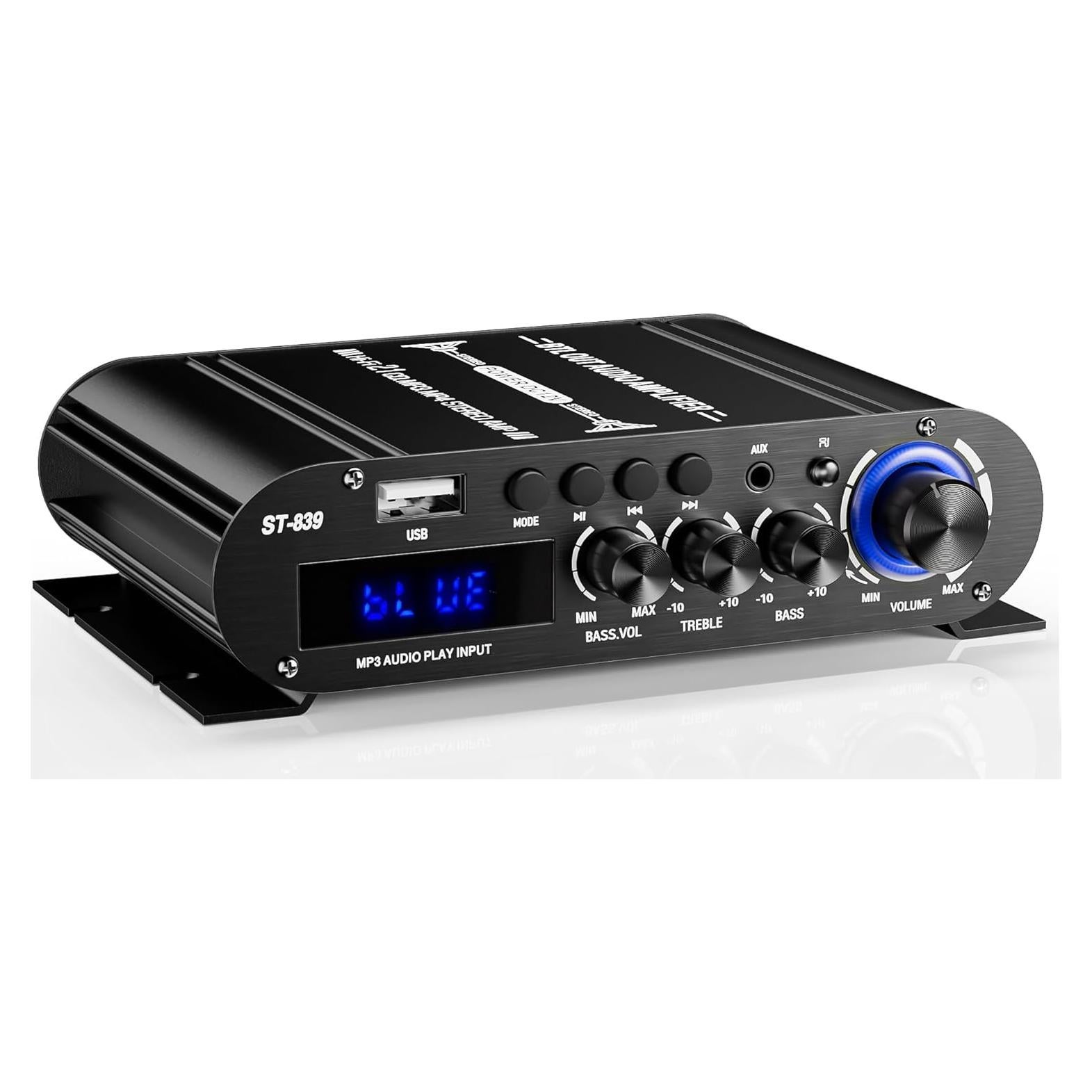 Amplificador Estéreo Bluetooth Facmogu ST-839 2.1CH 25W x 2 + 40W