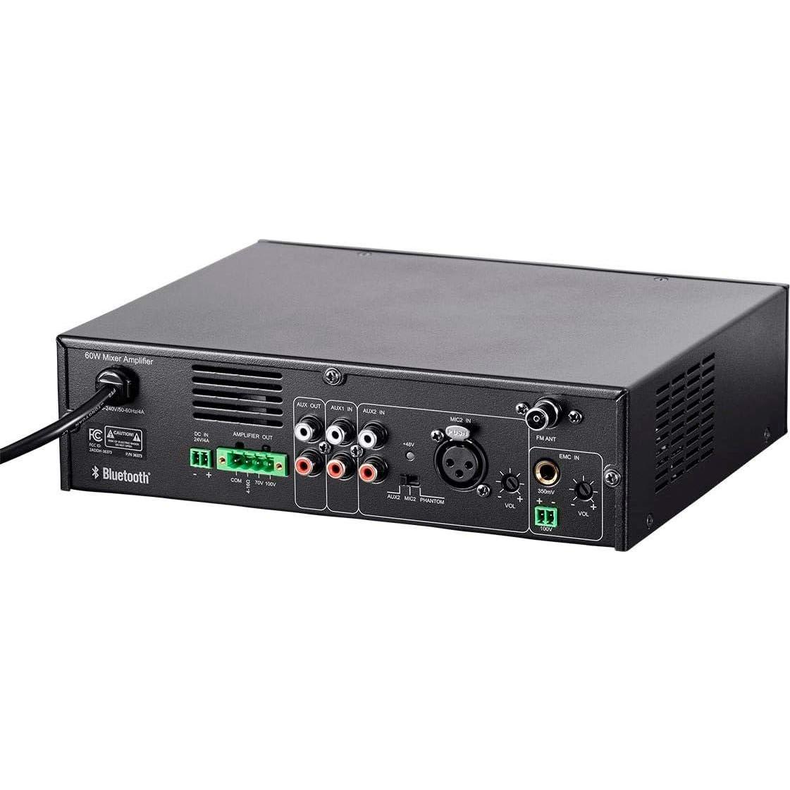 Amplificador Mezclador Monoprice 60W 3CH Bluetooth 100/70V