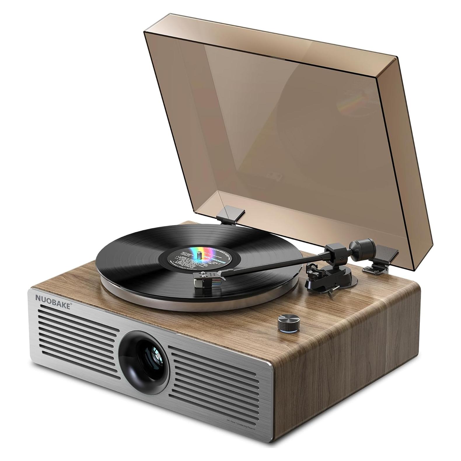 Reproductor de Vinilo Bluetooth NUOBAKE L5 Hi-Fi 9.98 kg