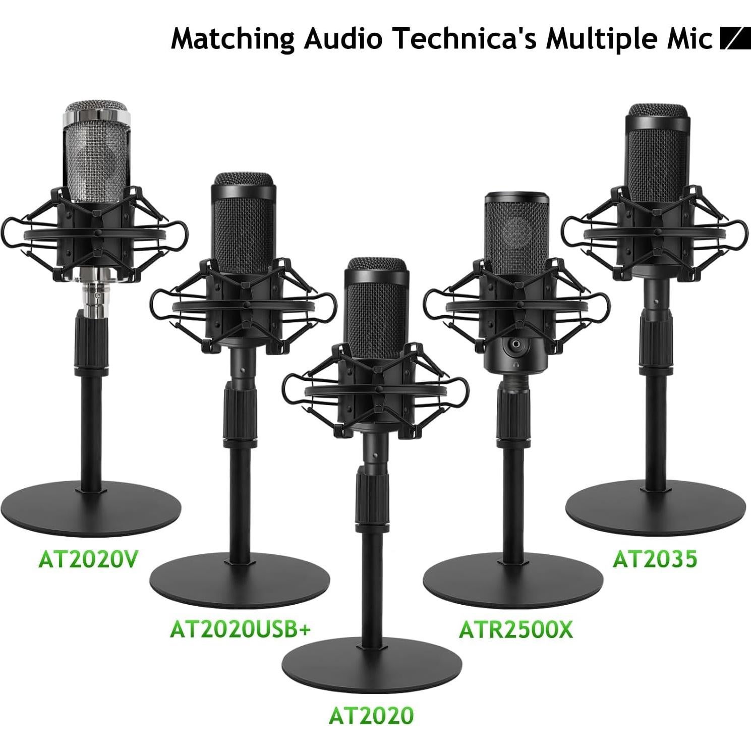 Soporte de Micrófono de Escritorio Frgyee AT2020 Ajustable