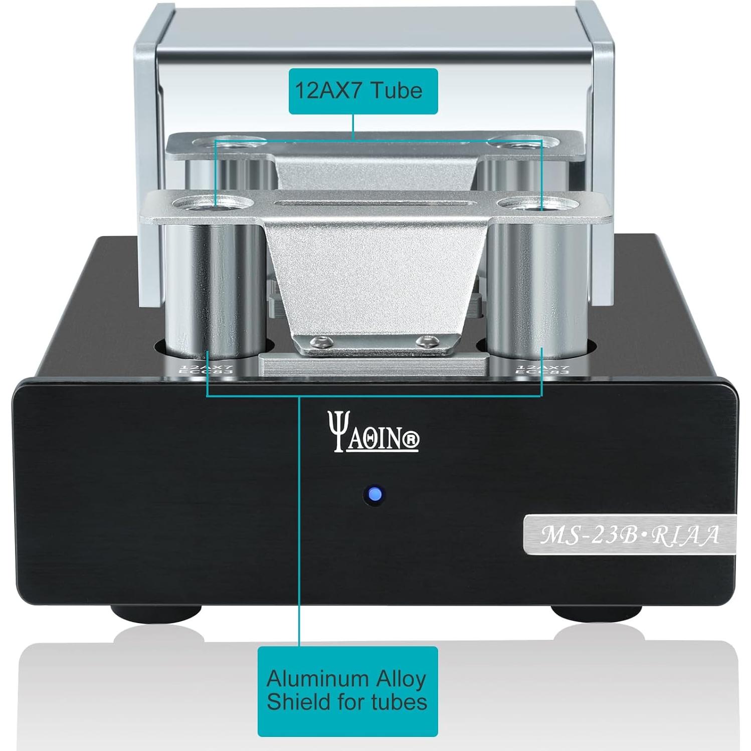 Preamplificador de Tubo YAQIN MS-23B para Tocadiscos RIAA