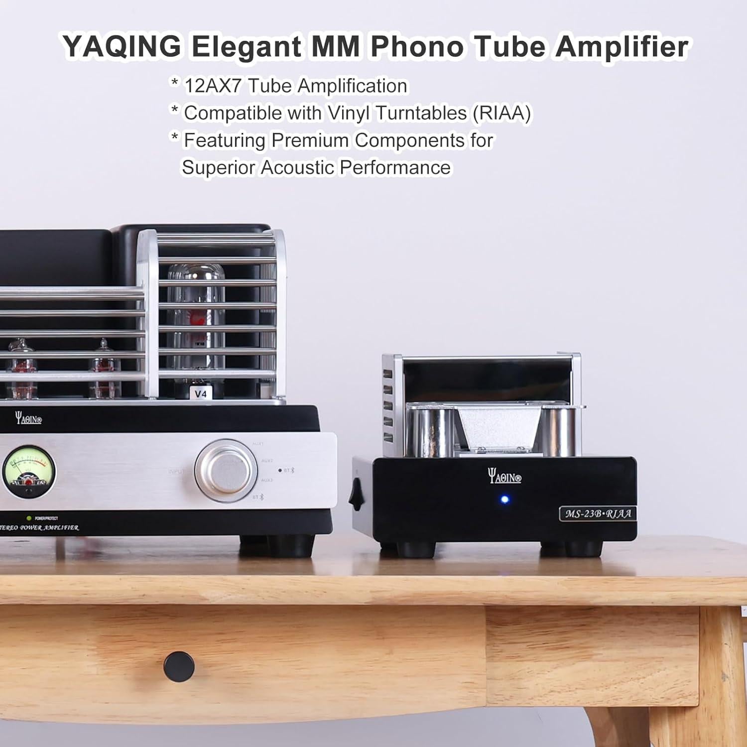 Preamplificador de Tubo YAQIN MS-23B para Tocadiscos RIAA