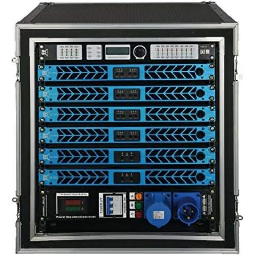 Amplificador de Potencia CVR D-1502 1500W 4 Canales Azul