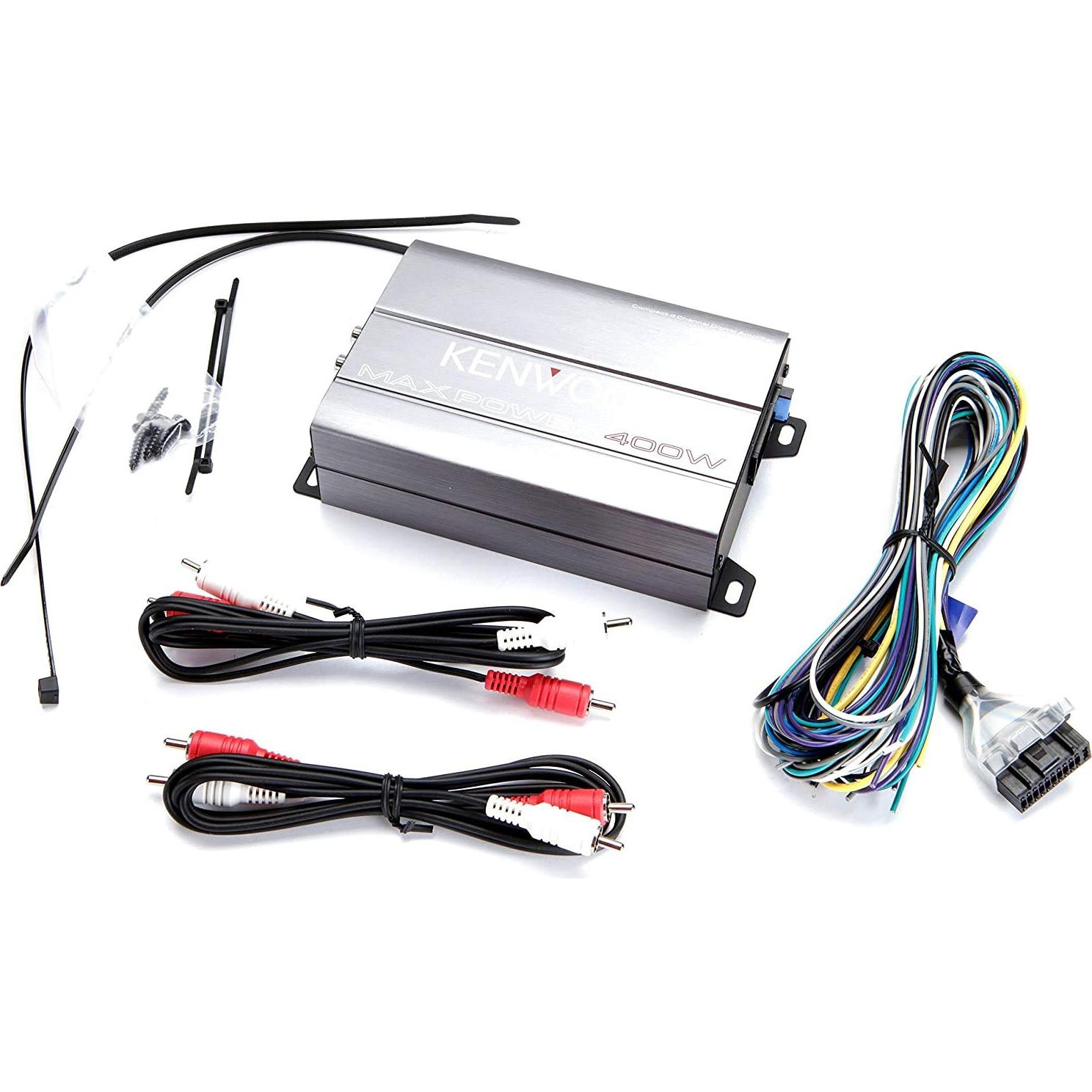 Amplificador Digital Marítimo Kenwood KAC-M1814 400W 4 Canales