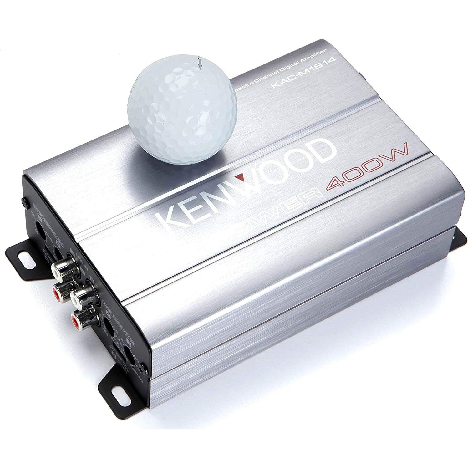 Amplificador Digital Marítimo Kenwood KAC-M1814 400W 4 Canales