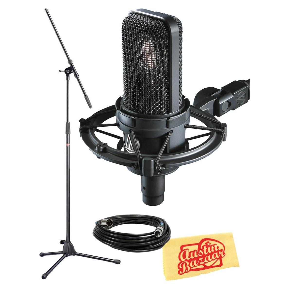 Micrófono de Condensador Cardioide Audio-Technica AT4040 con Soporte y Cable