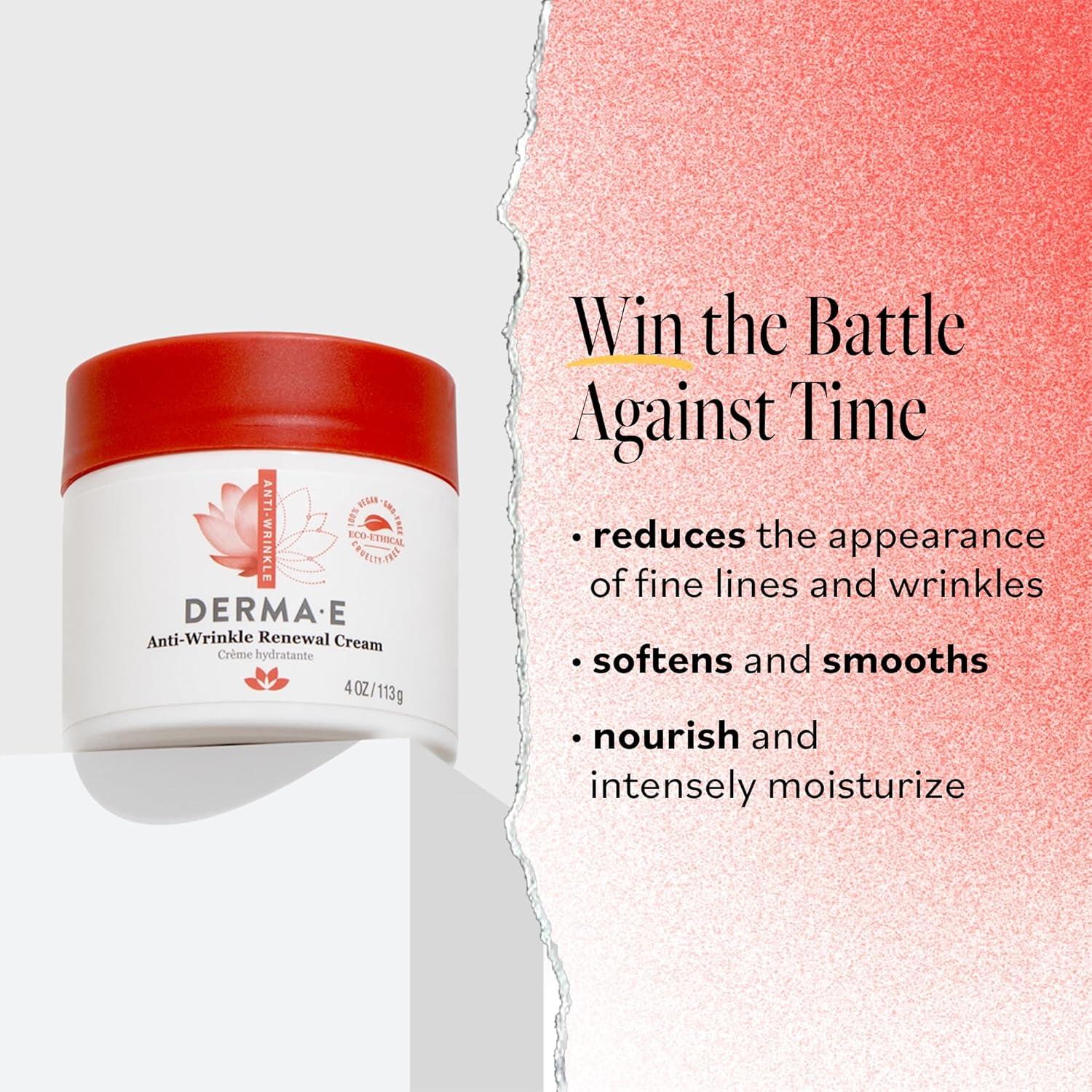 Crema Facial Antiarrugas Derma E con Vitamina A 130 g