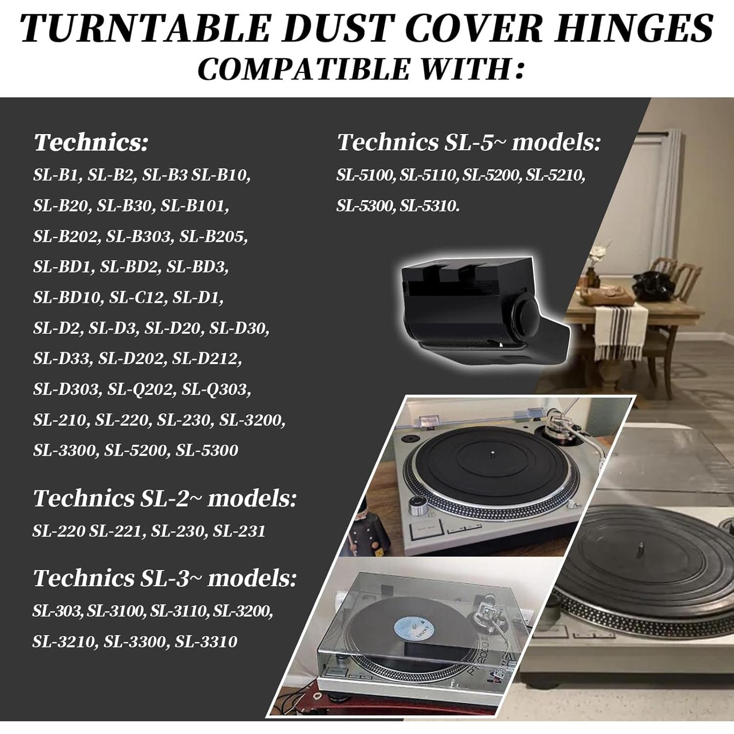 Bisagra de Cubierta de Polvo Technics SFATB33N01A - Compatible con Modelos SL-B, SL-D, SL-Q