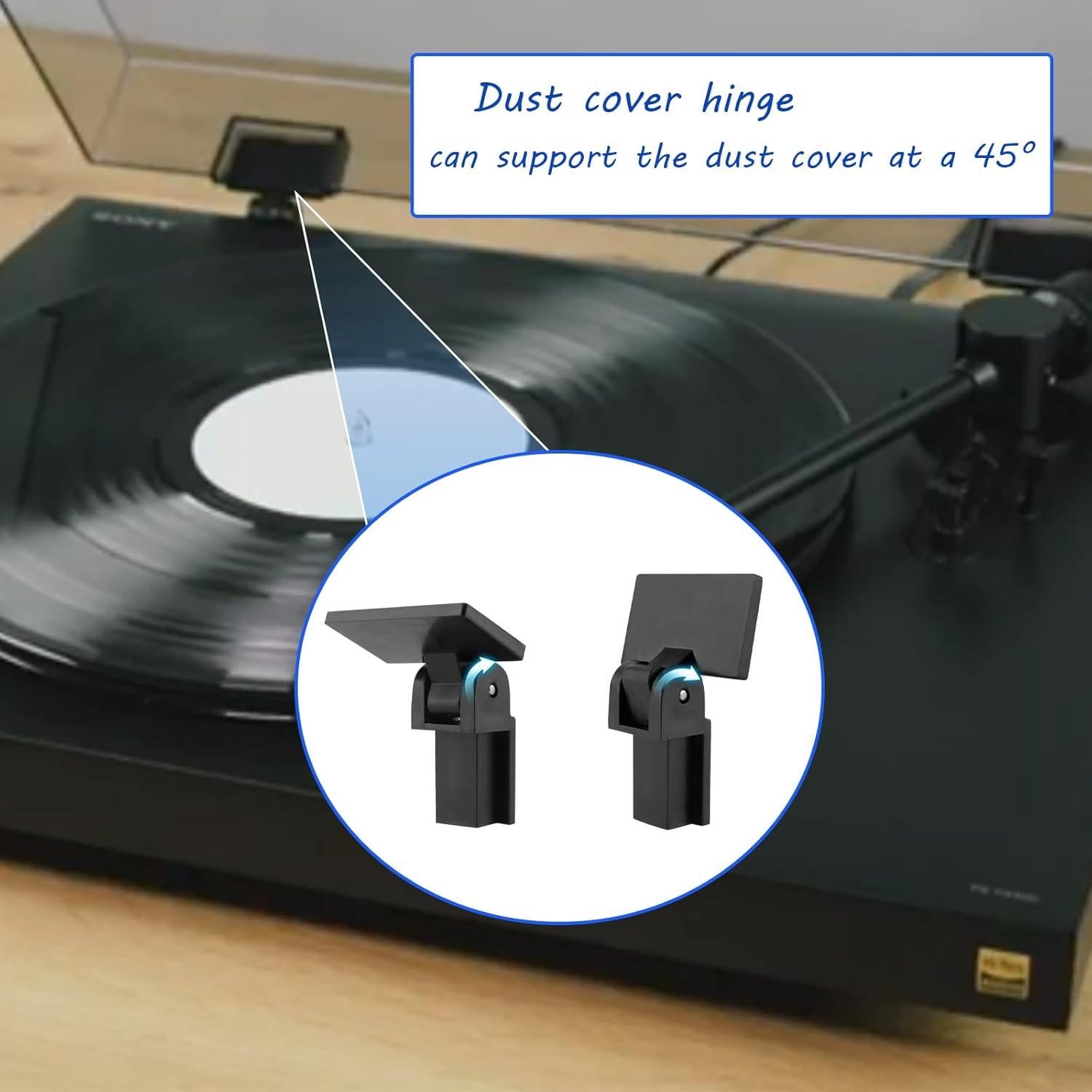 Bisagra de Cubierta de Polvo para Tocadiscos Audio Technica