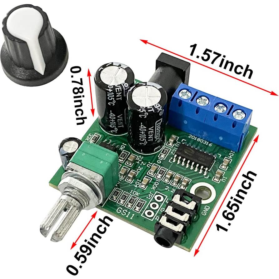 Amplificador de Subwoofer QINIZX Mono 25W Digital 6.5-16V