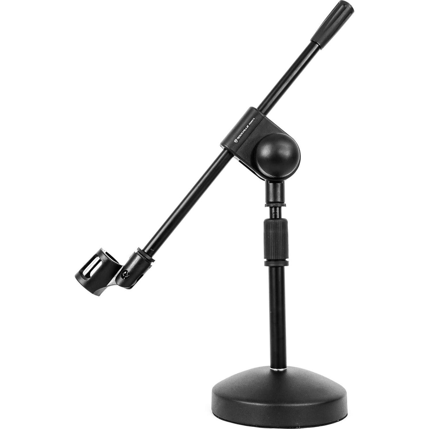 Micrófono de Estudio Audio-Technica AT2020 + Soporte Rockville RDMS70