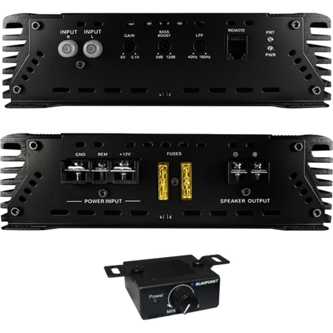 Amplificador de audio monobloque Blaupunkt AMP1500M 1500W