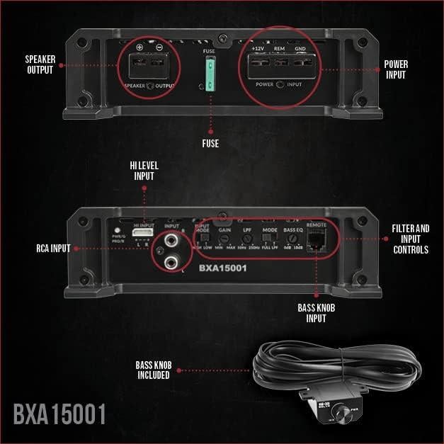 Amplificador de Audio Monobloque Belva BXA15001 1500W 2 Ohmios