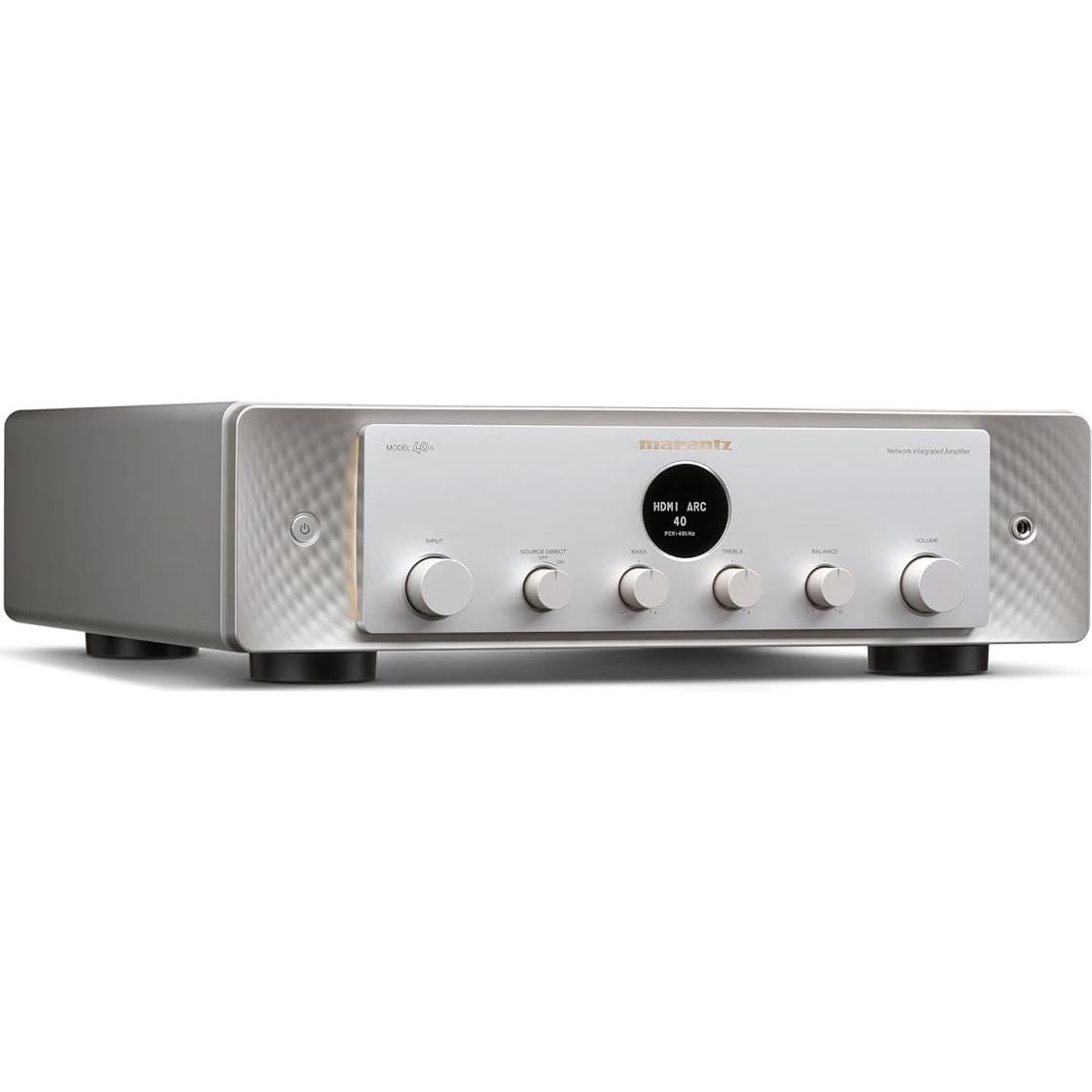 Amplificador Estéreo Integrado Marantz 40n HEOS Plata-Dorado