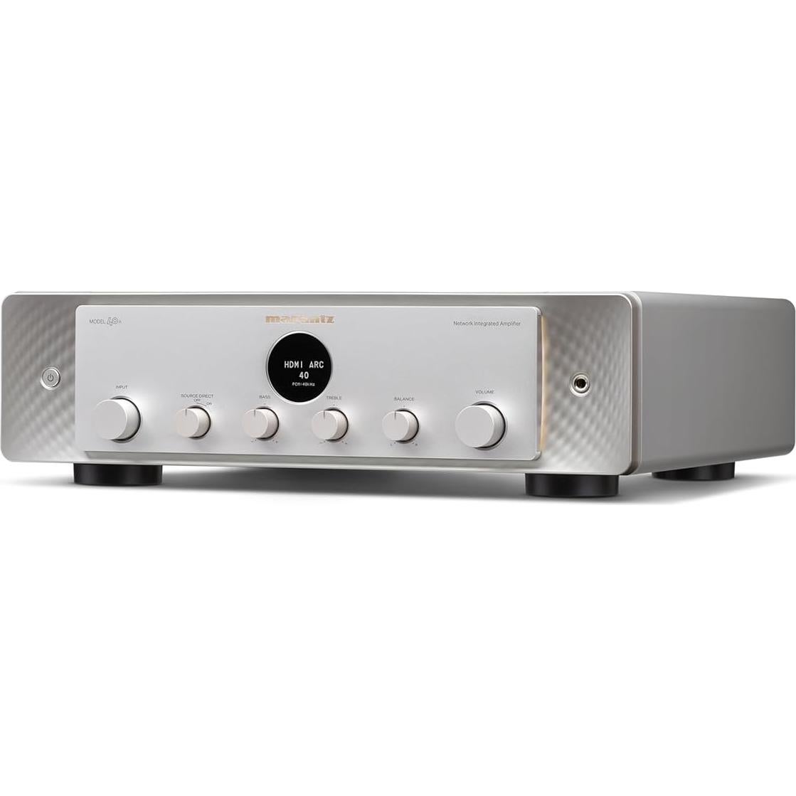 Amplificador Estéreo Integrado Marantz 40n HEOS Plata-Dorado