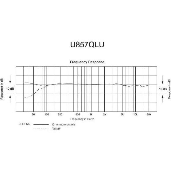 Micrófono de Condensador Audio-Technica U857QLU 60 cm