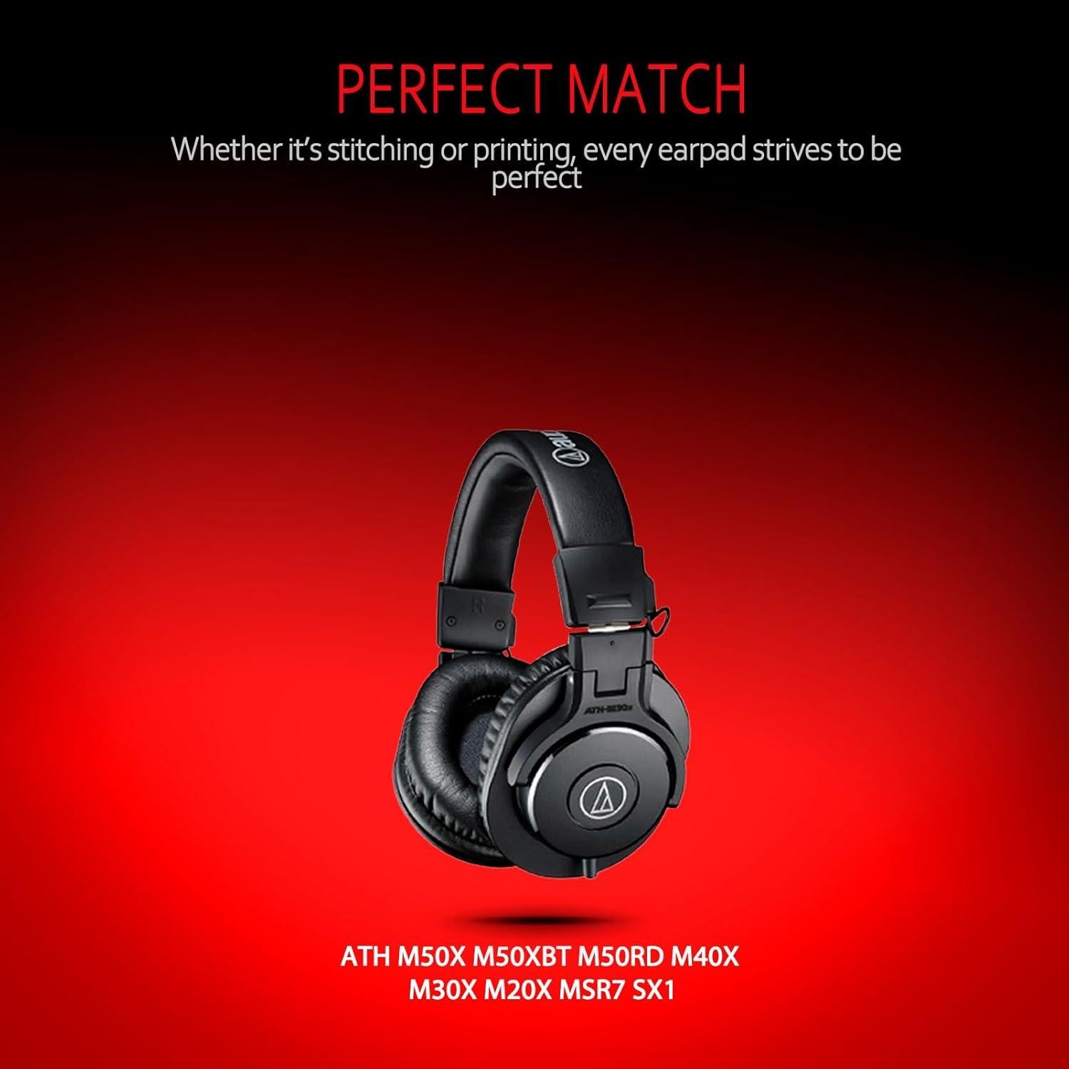 Almohadillas de Reemplazo Krone Kalpasmos para Audio Technica M50X