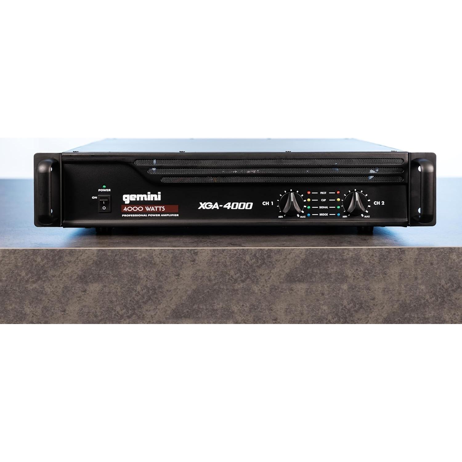 Amplificador de Potencia Gemini XGA-4000 4000W 2 Canales