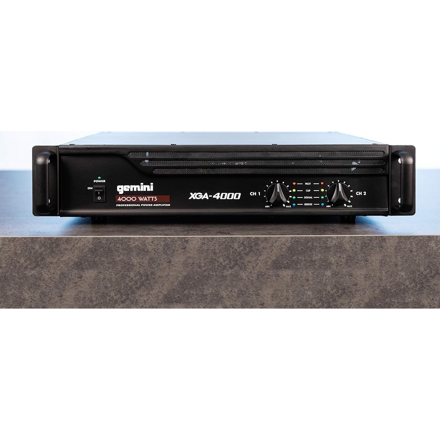 Amplificador de Potencia Gemini XGA-4000 4000W 2 Canales