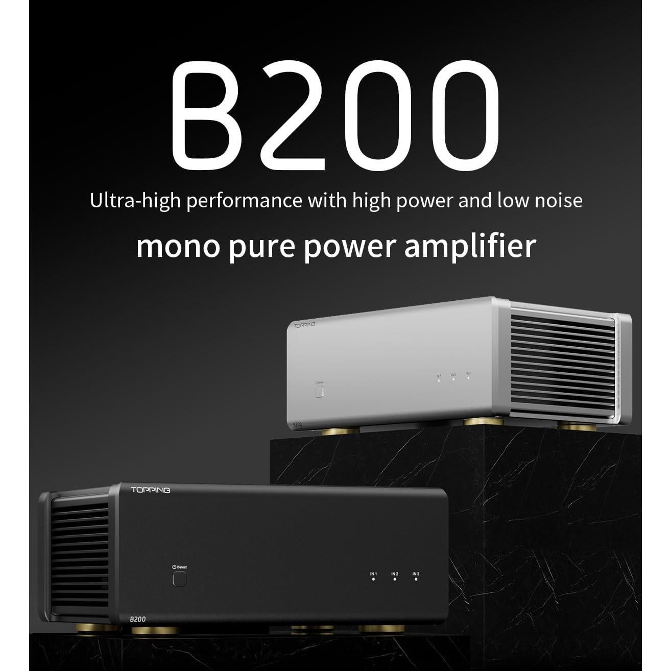 TOPPING B200 Power Amplifier (Silver)