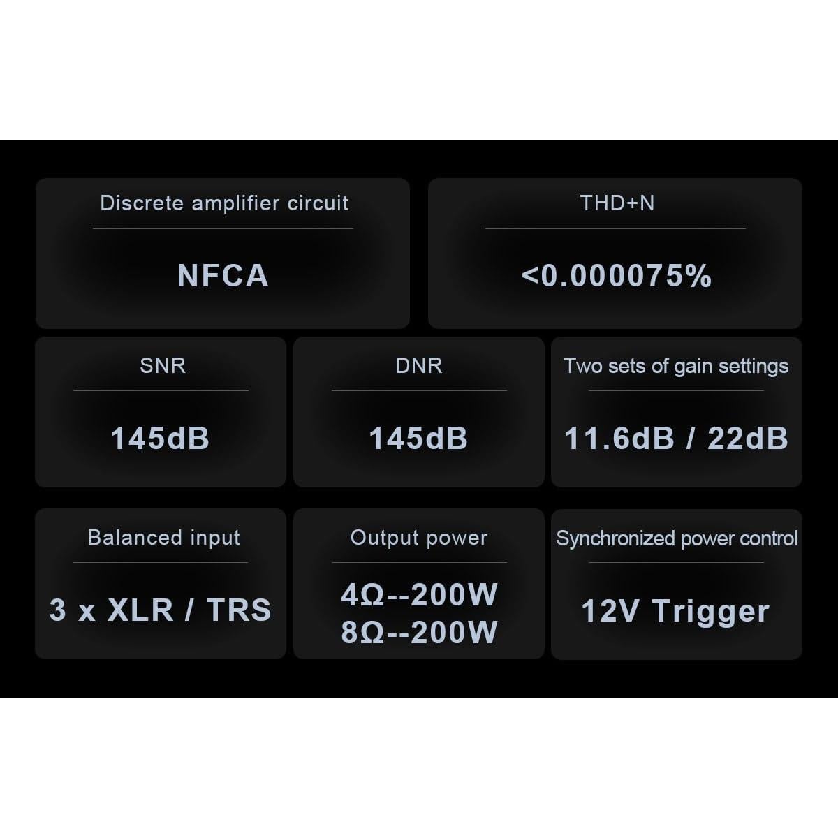 TOPPING B200 Power Amplifier (Silver)