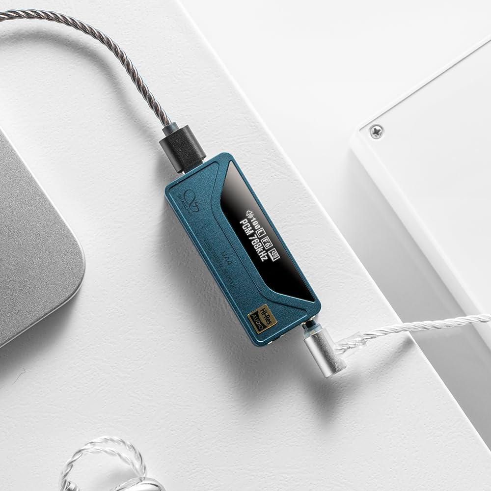 Amplificador DAC/AMP USB Portátil Shanling UA4 768kHz DSD512 Azul