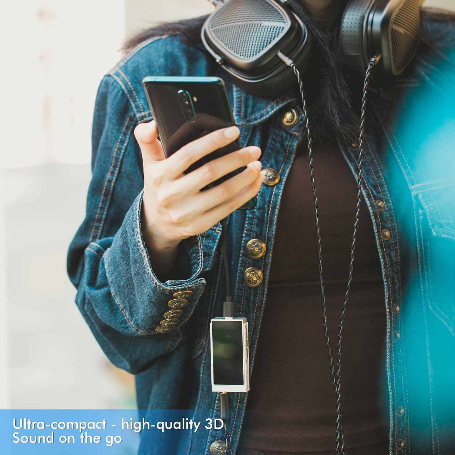 Amplificador de Auriculares SHANLING UA6, DAC USB Portátil 768kHz