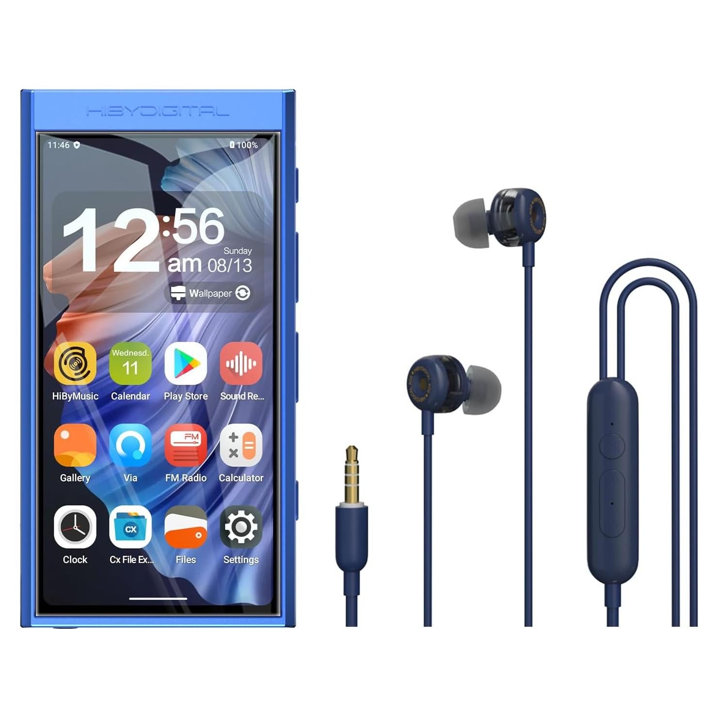 Reproductor MP3 HiBy Digital M300 + Auriculares XOE Azul