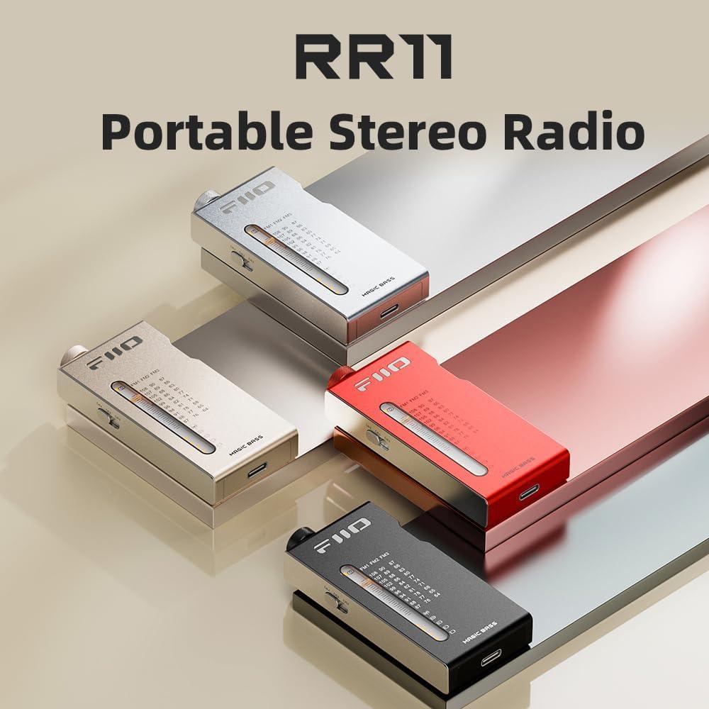 Receptor de Radio FM HiFi FiiO RR11 Portátil 64-108MHz