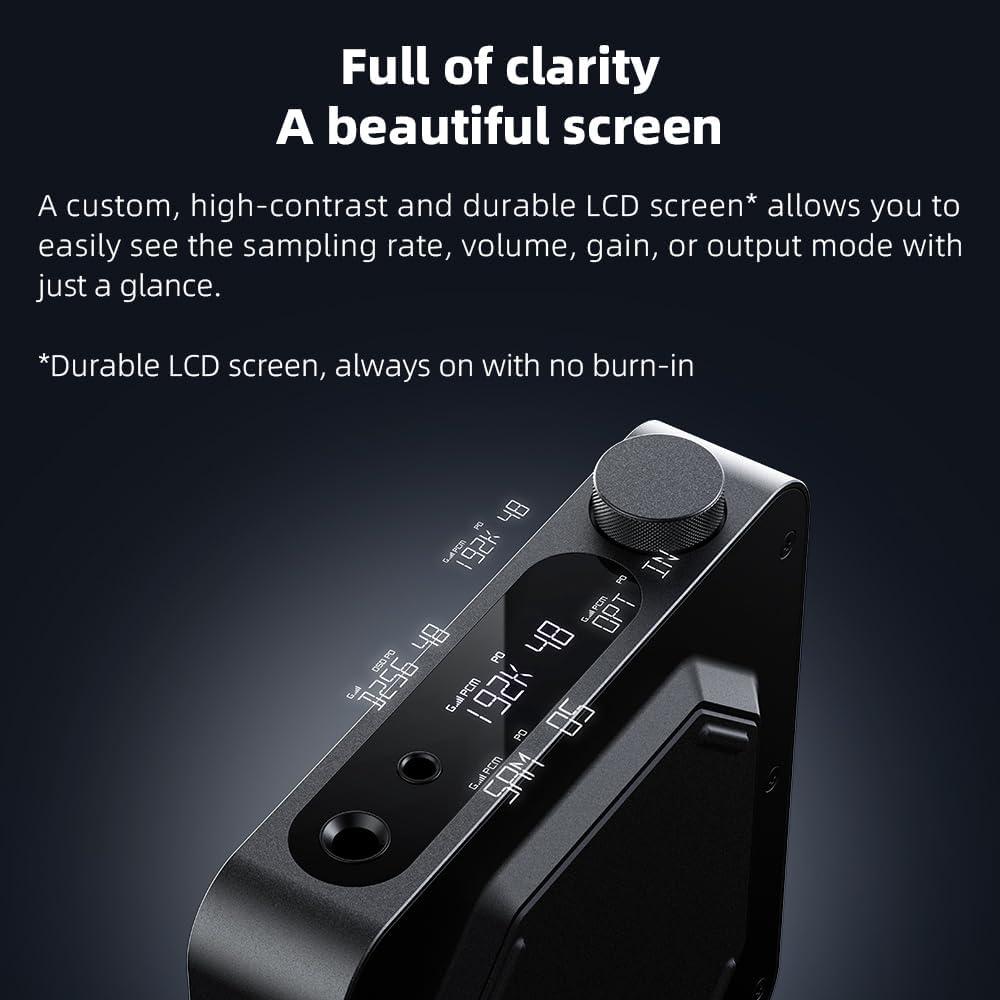 DAC y Amplificador de Auriculares FiiO K11 R2R 1300mW Negro