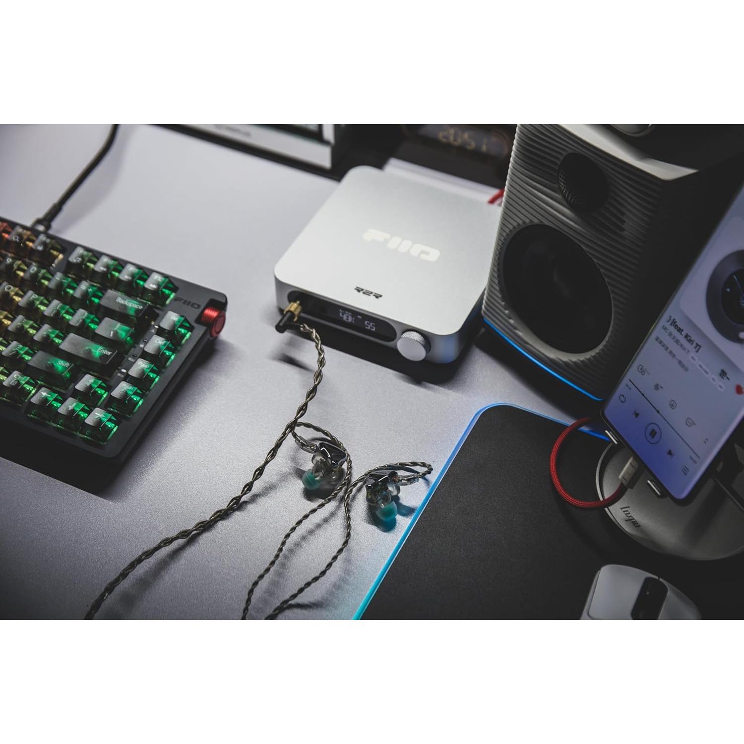 DAC y Amplificador de Auriculares FiiO K11 R2R 1300mW Negro