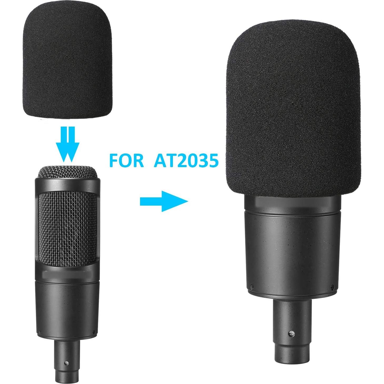 Cubierta de Parabrisas SUNMON para Micrófono AT2035 - Filtro de Pop