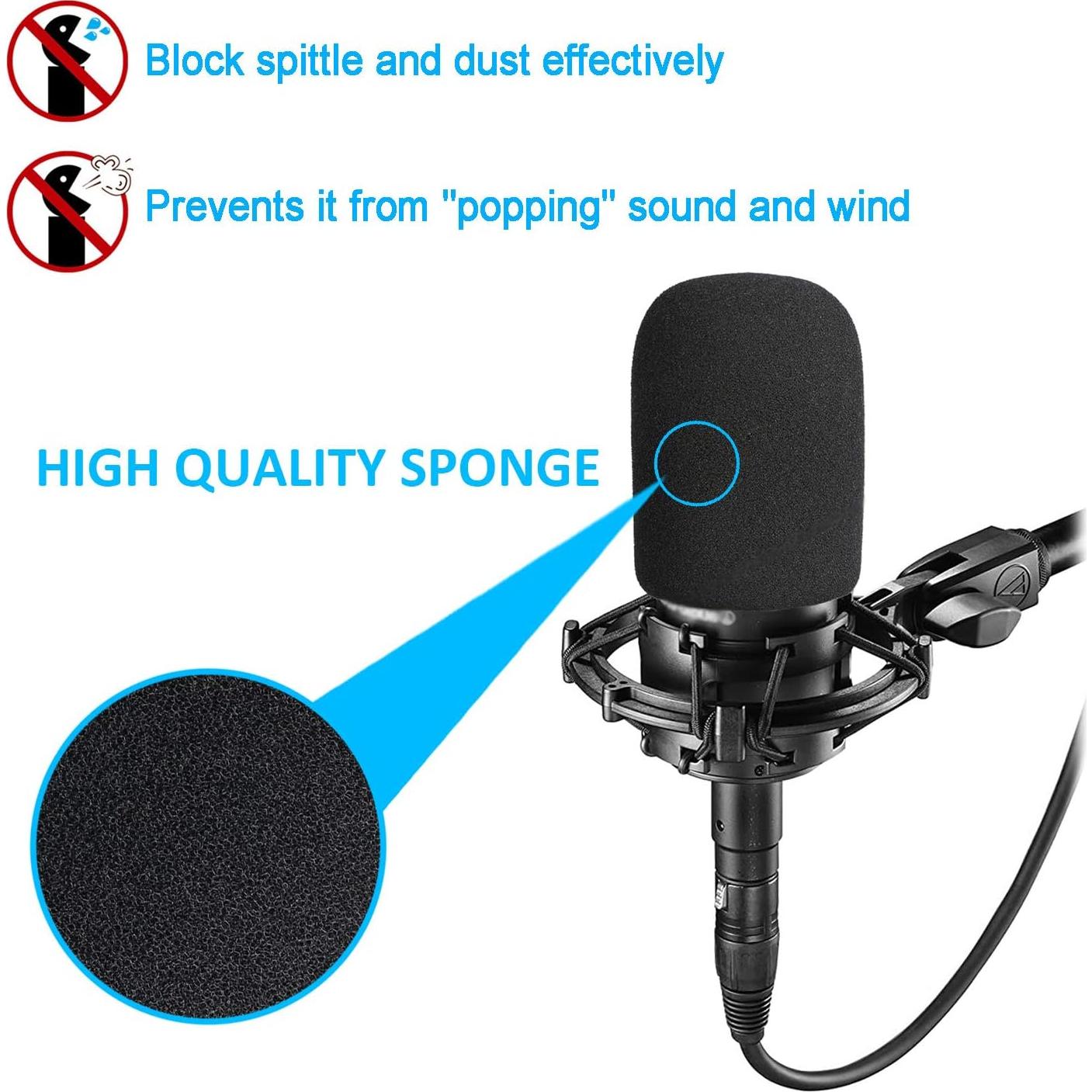 Cubierta de Parabrisas SUNMON para Micrófono AT2035 - Filtro de Pop