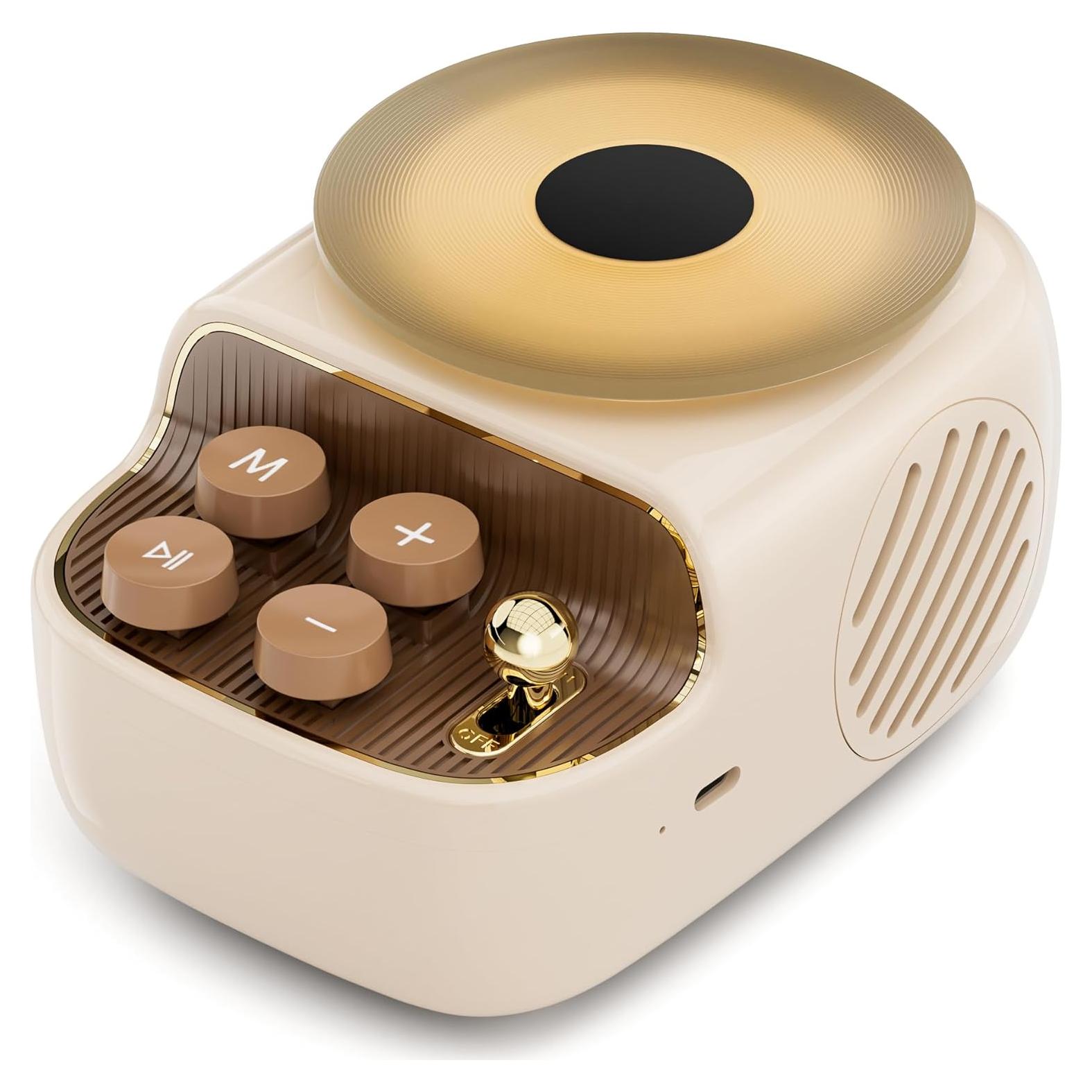 Altavoz Bluetooth Portátil RichBird K12 Vintage Beige 10W
