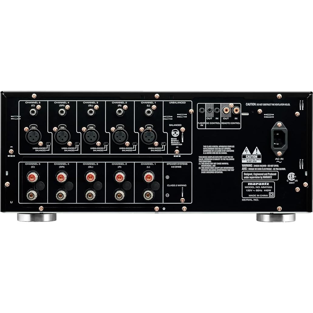 Amplificador de Potencia Marantz MM7055 5 Canales 140W Negro