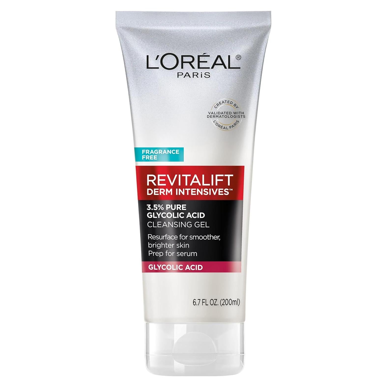 Gel Limpiador L'Oreal Revitalift 3.5% Ácido Glicólico 198 ml
