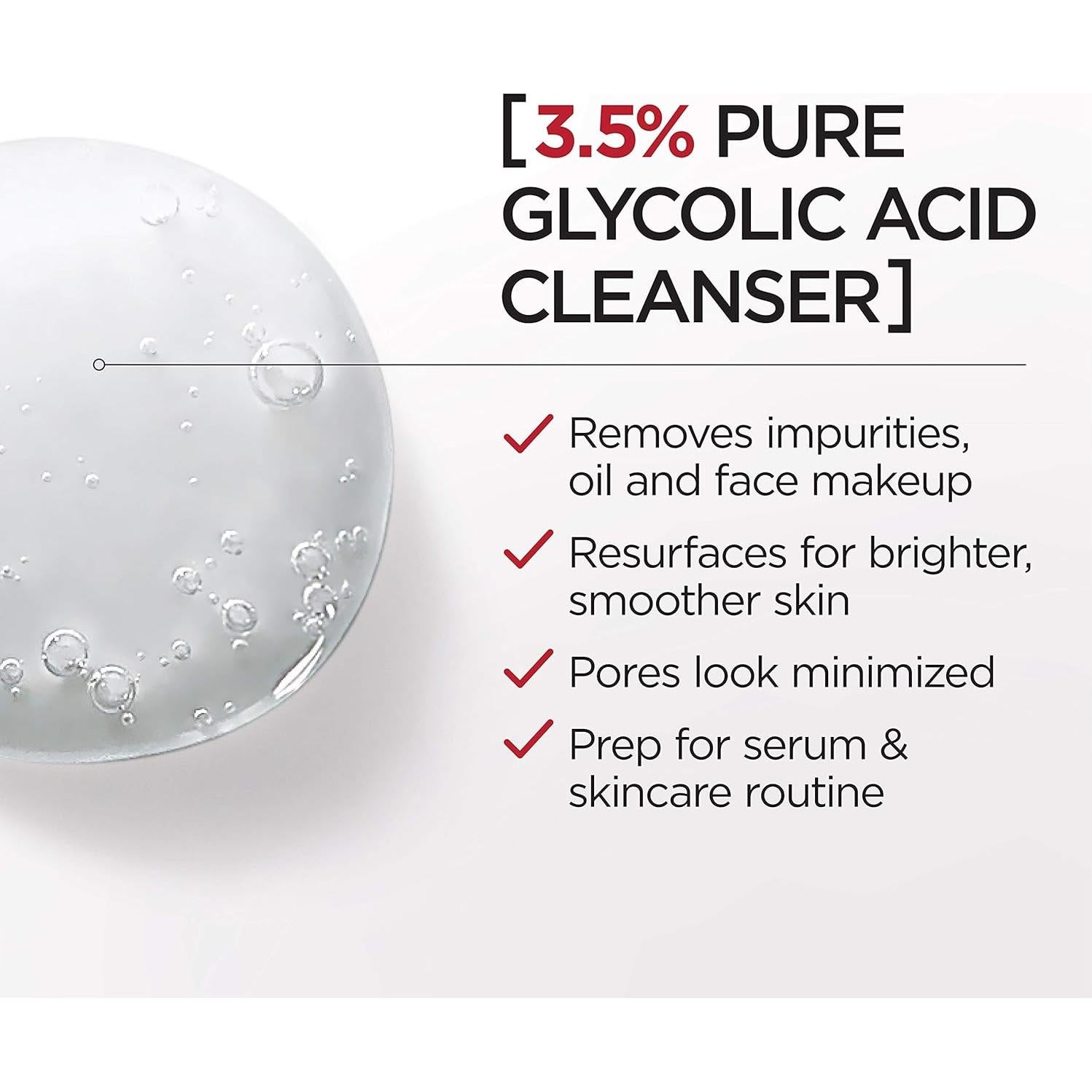 Gel Limpiador L'Oreal Revitalift 3.5% Ácido Glicólico 198 ml