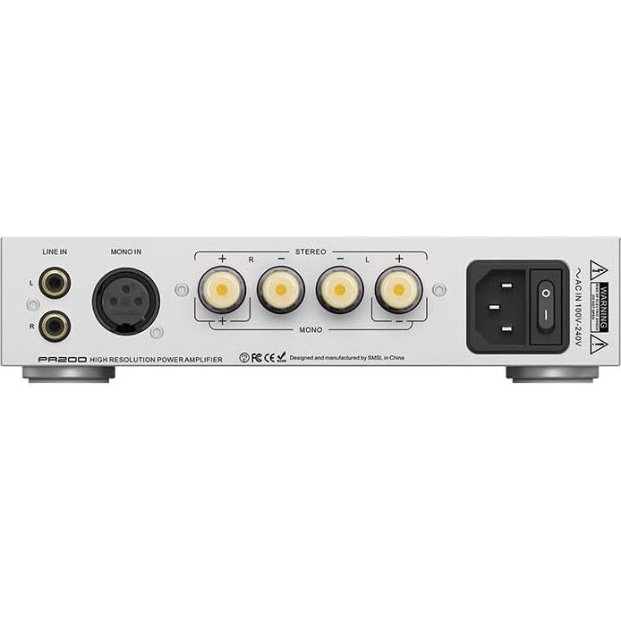 Amplificador de Potencia SMSL PA200 XLR RCA 1.87kg