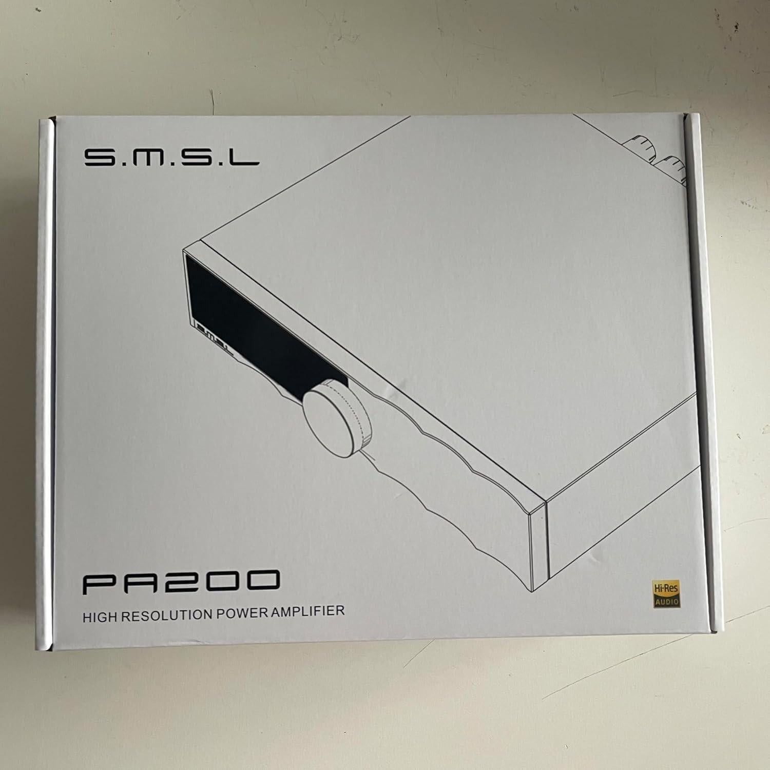 Amplificador de Potencia SMSL PA200 XLR RCA 1.87kg