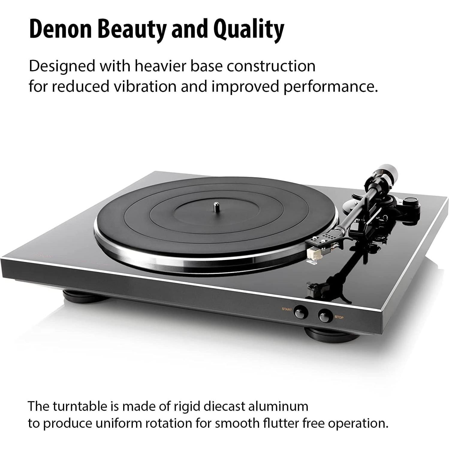 Amplificador Estéreo Denon PMA-900HNE + Tocadiscos DP-300F + Altavoz Home 250