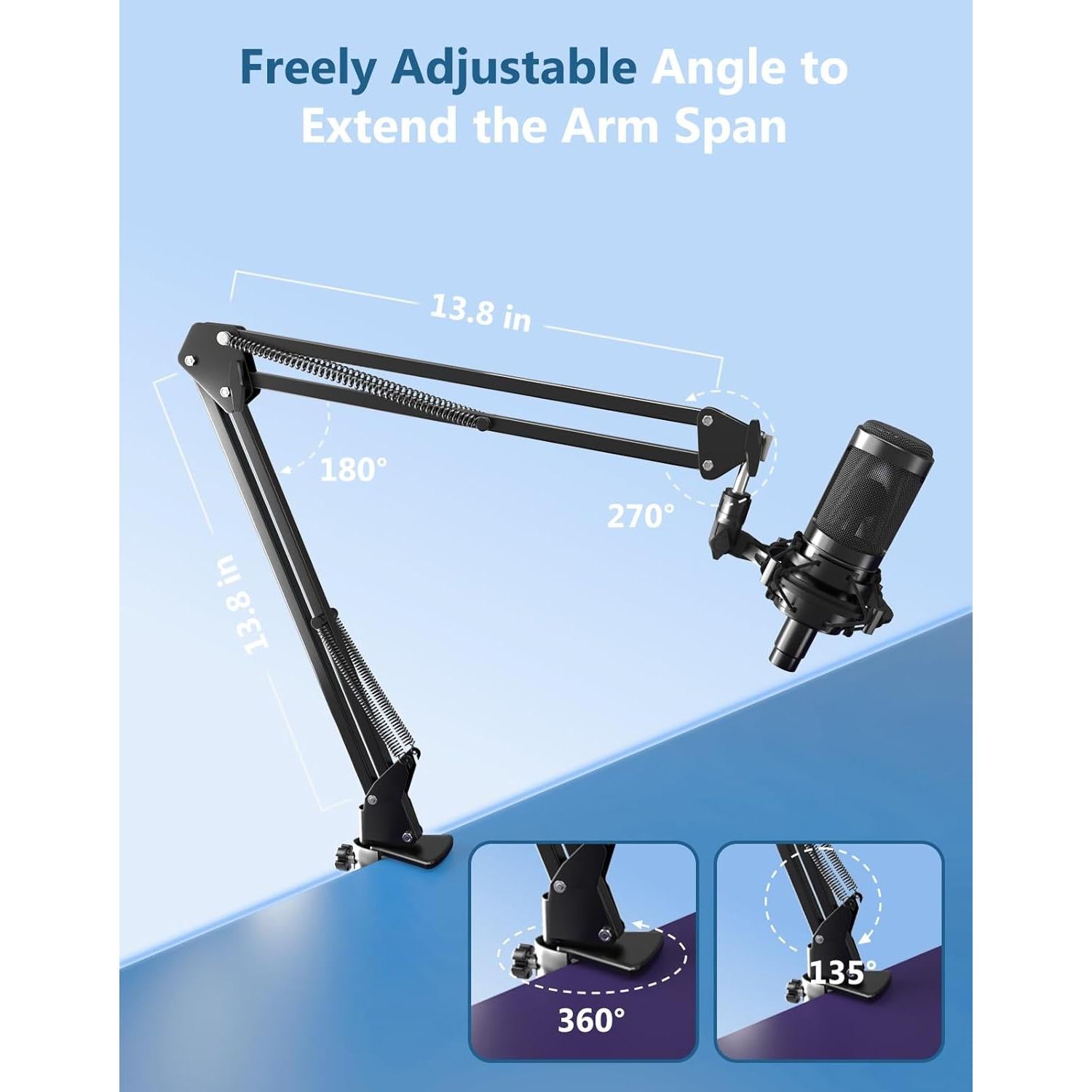 Soporte de choque y filtro anti-pop para micrófonos Audio-Technica AT2020