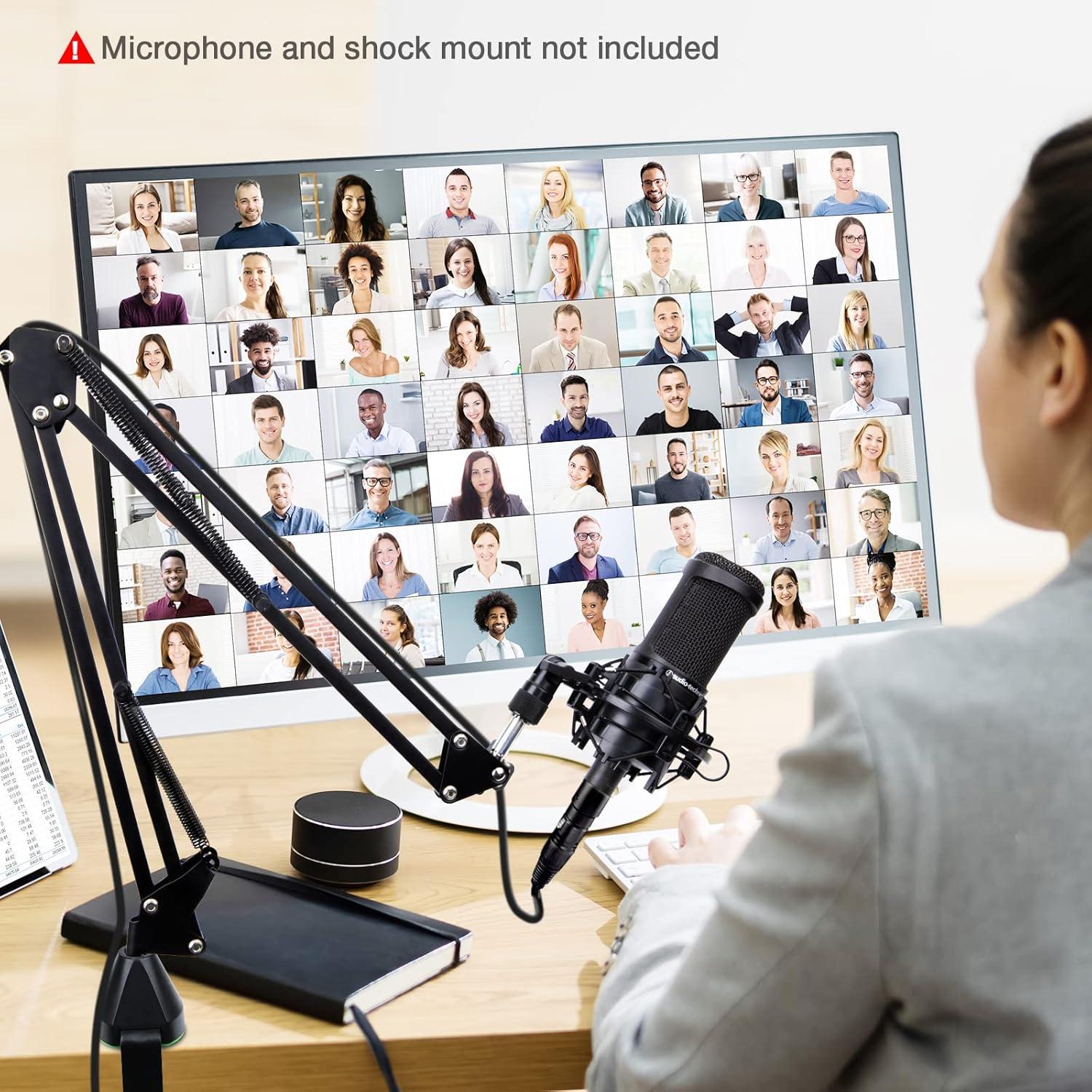 Soporte de Pared y Abrazadera para Micrófono SUNMON - Metal, 1.4kg