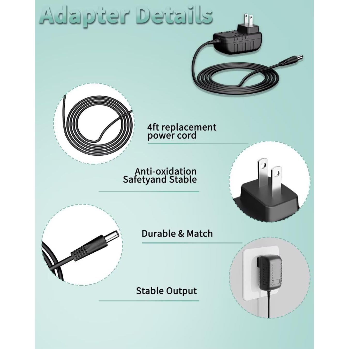 Adaptador de corriente 12V para tocadiscos Audio Technica