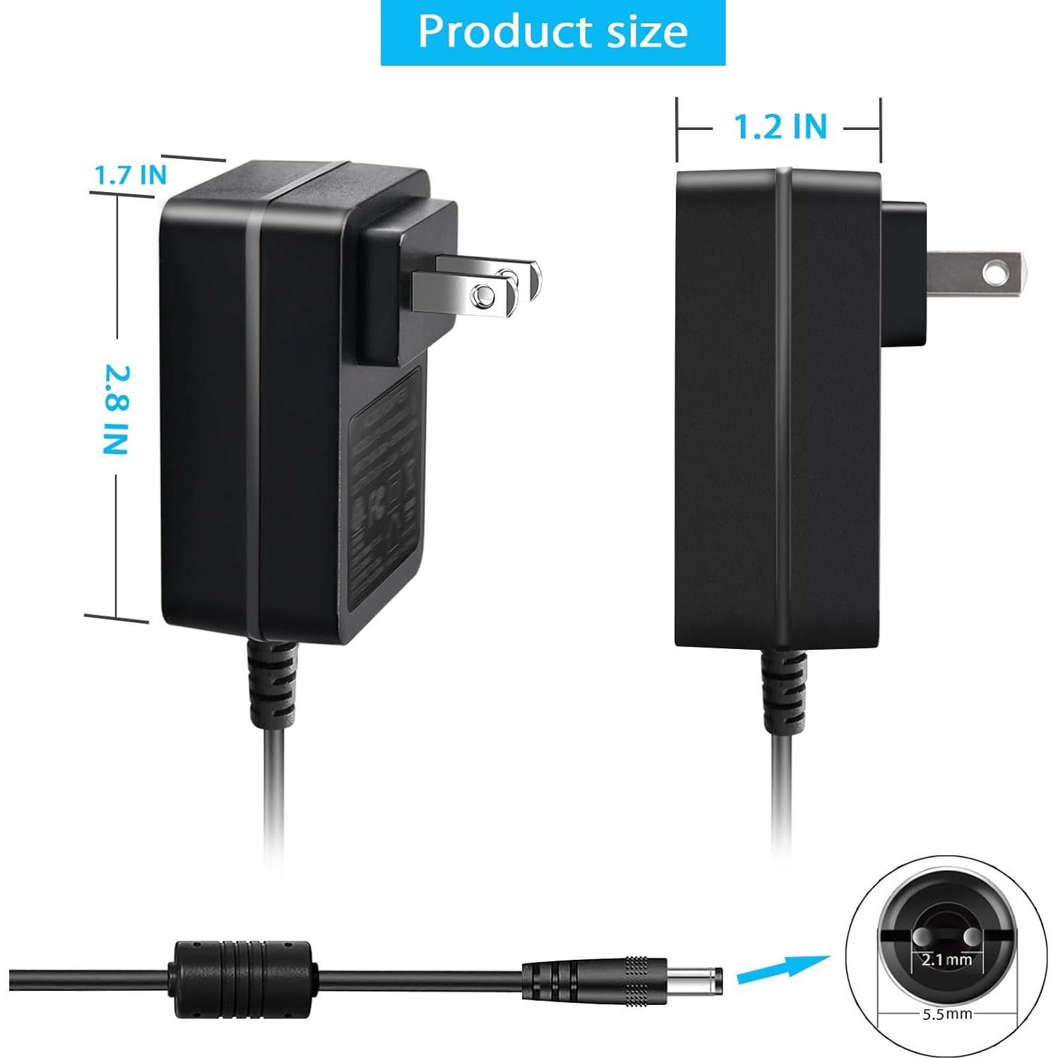 Adaptador de Corriente 12V 2A Audio-Technica para Tocadiscos