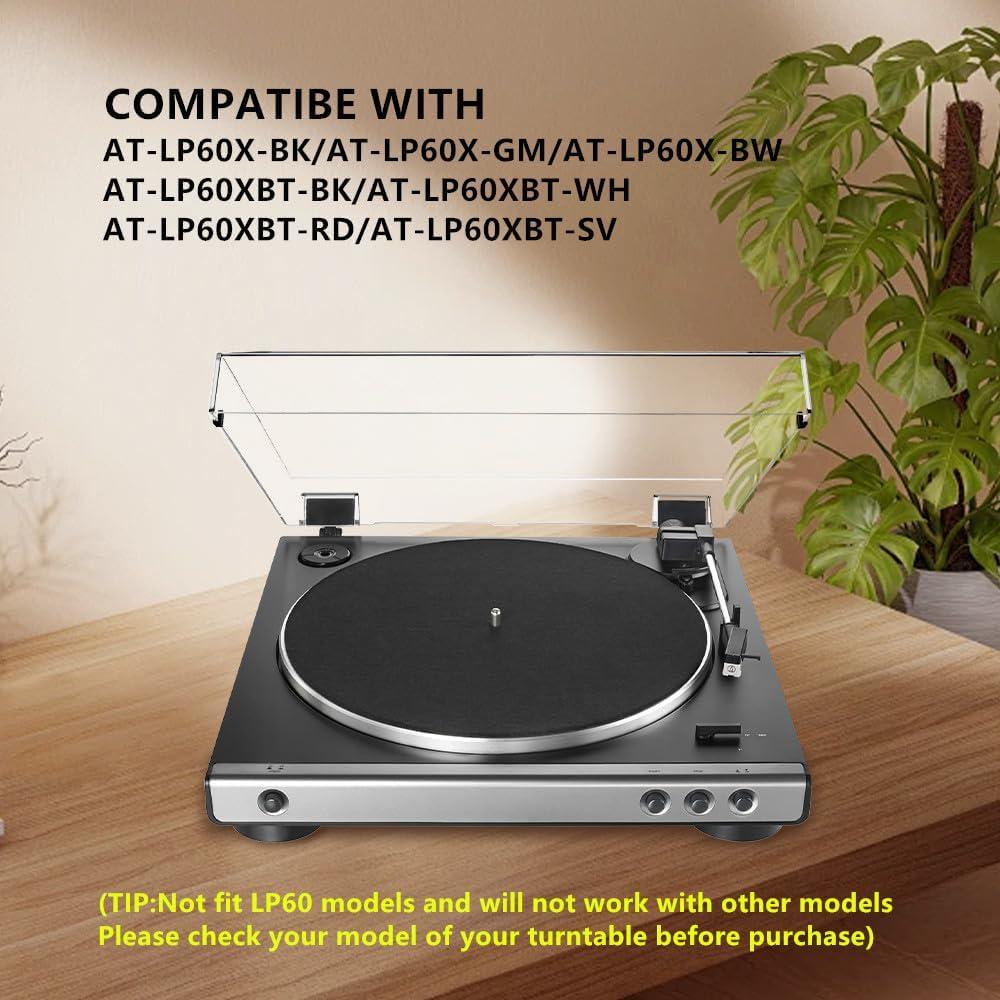 Cubierta de Polvo Acrílica Transparente para Tocadiscos AT-LP60X