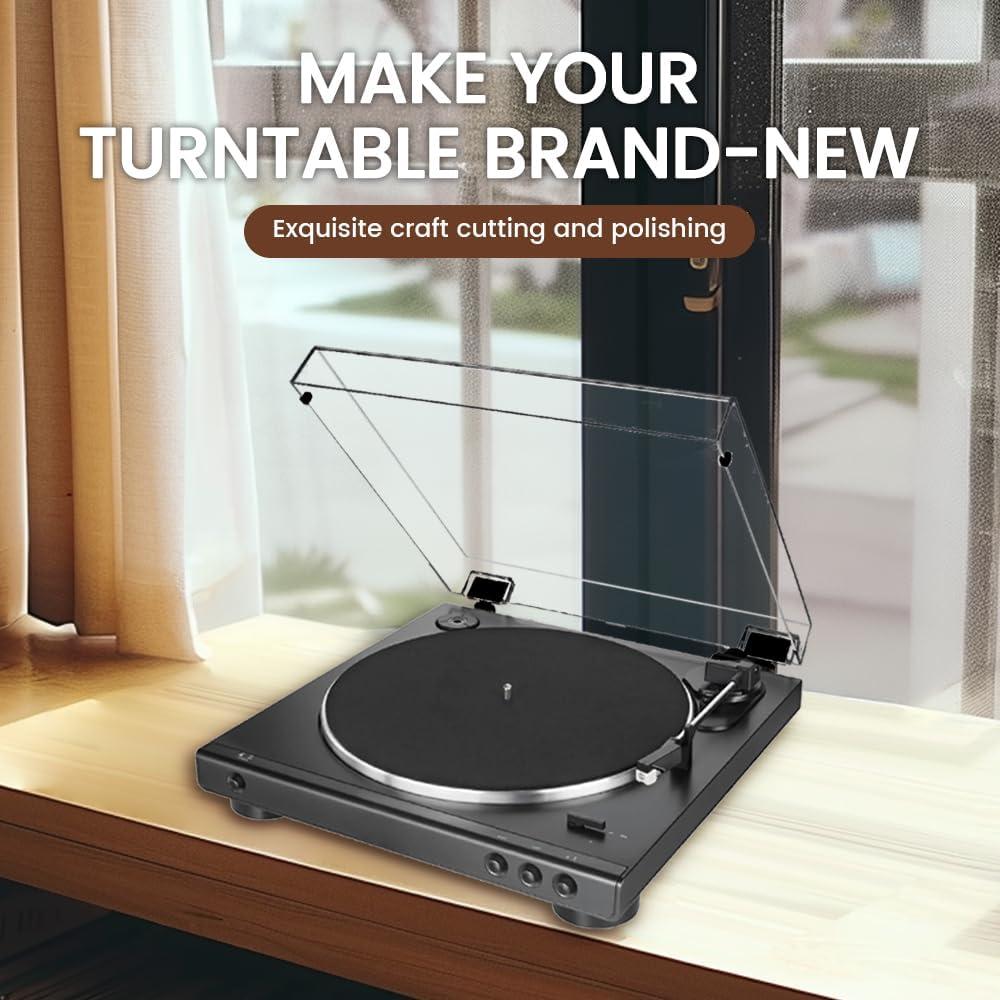 Cubierta de Polvo Acrílica Transparente para Tocadiscos AT-LP60X