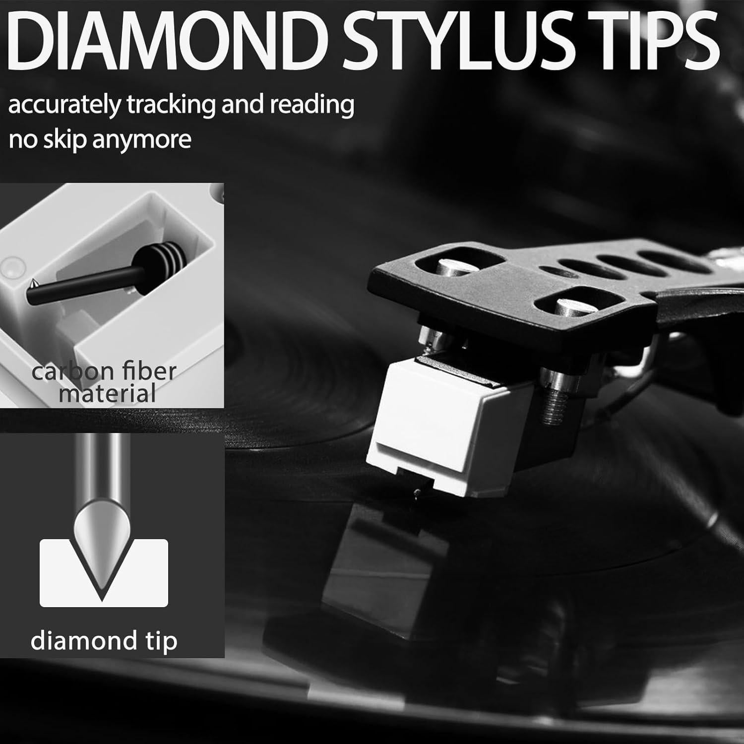 Aguja de Reemplazo Windspeed ATN3600L para Tocadiscos Audio-Technica